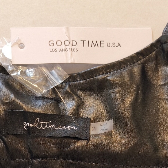 Good Time USA Women's Black Wide Leg Jumpsuit, NWT , Size M - Picture 6 of 8